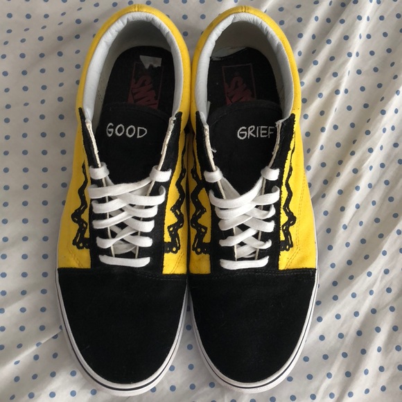 charlie brown vans size 12